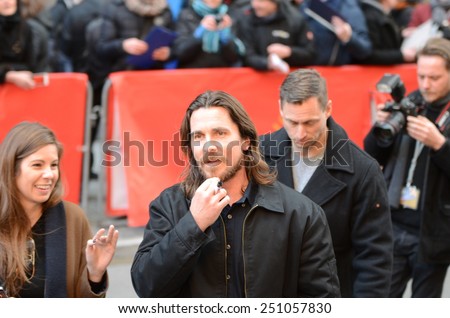 BERLIN - GERMANY - FEBRUARY 8: Christian Bale at the 65rd Annual Berlinale International Film Festival 