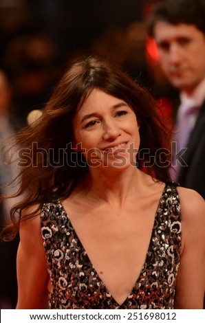 BERLIN - GERMANY - FEBRUARY 10: Charlotte Gainsbourg at the 65rd Annual Berlinale International Film Festival \
