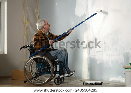 Similar – Image, Stock Photo Who paints is not alone