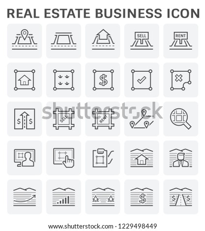 Similar – Image, Stock Photo Houses with road access