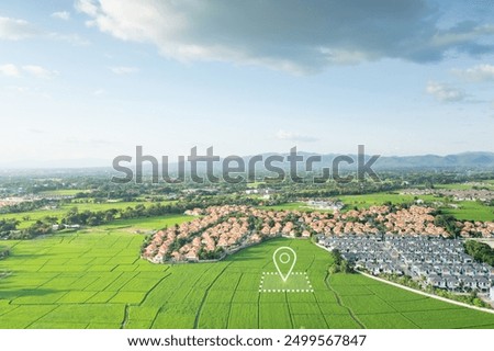 Similar – Image, Stock Photo acre Mountain Hill Village