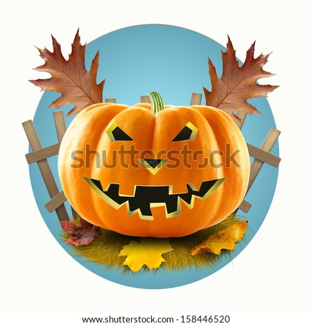 Halloween, scary pumpkin