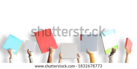 Image, Stock Photo For their notes blank sign