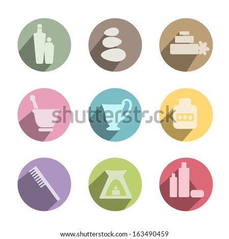 Collection of wellness icon.