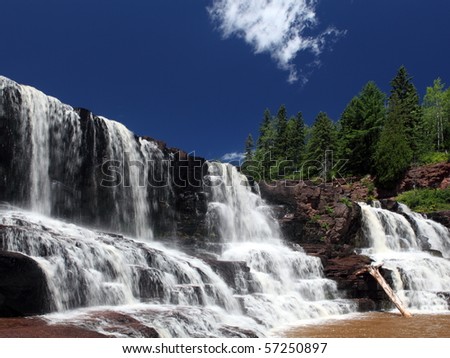 Gooseberry Falls in Minnesota on the north shore of Lake Superior