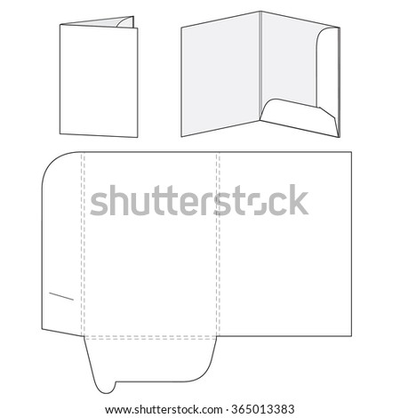 Blank folder template