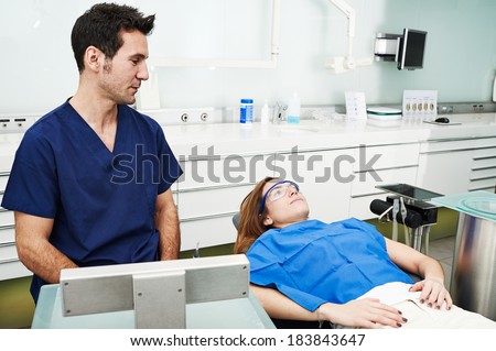 Dentist surgery. Photos taken in a real surgery