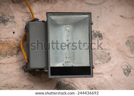 The floodlight for security light .