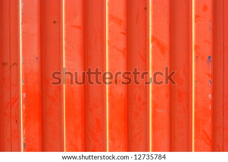 Orange surface with ridges - can be used as background