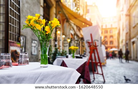 Similar – Image, Stock Photo Rome | Tourist Menu