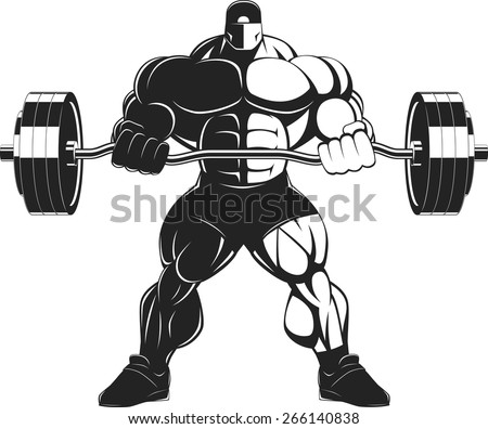 Bodybuilder Vector Art | Download Free Vector Art | Free-Vectors