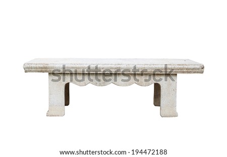Garden bench , isolated on white background ストックフォト © 