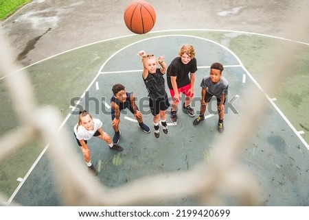 Similar – Image, Stock Photo great sport Basketball