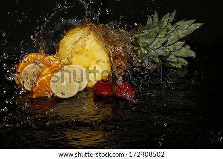 Splash over summer fruit assortment
