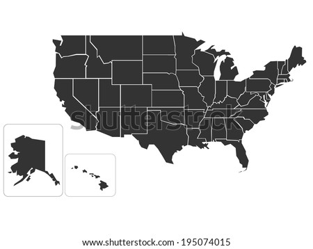 Us Map Vector Art At Vectorified Com Collection Of Us Map Vector