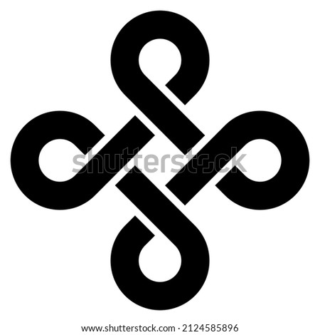 Bowen knot and endless loop sign