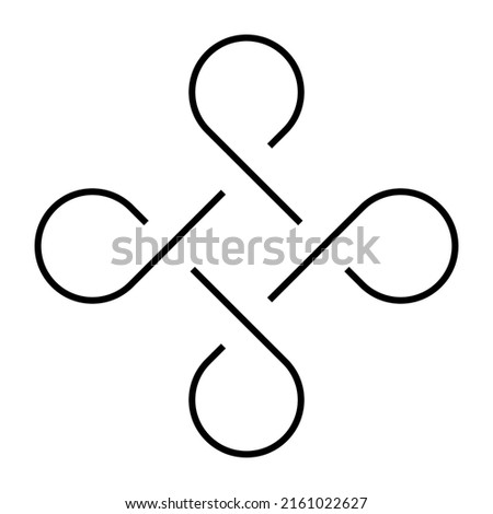 Bowen knot and endless loop sign