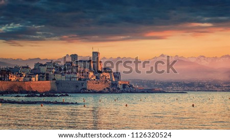 Similar – Antibes bei Sonnenaufgang