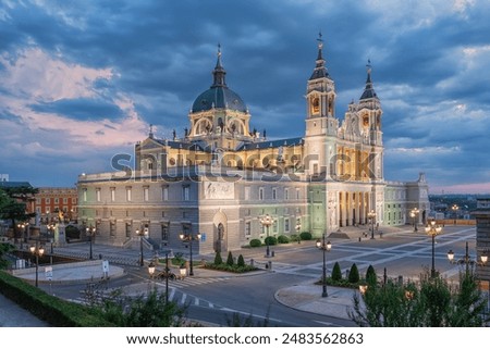 Similar – Image, Stock Photo Historical palace and city square at evening time