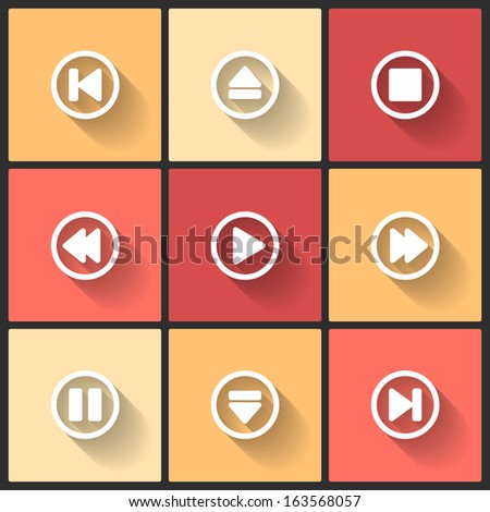 Vector design flat icons for web and mobile