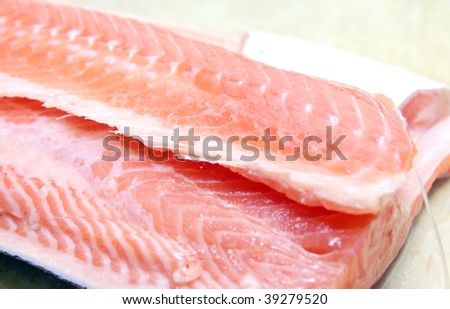 Salmon Fish Meat Stock Photo 39279520 : Shutterstock