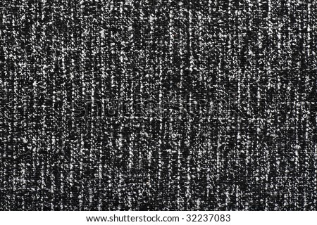 Black-White Plaid Pattern Fabric Texture. (High.Res.Scan.) Stock