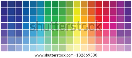 Abstract Colored Palette Guide