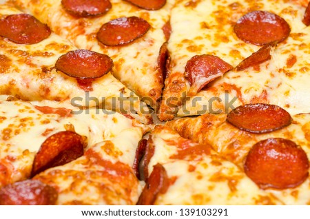 Pepperoni Pizza Slices