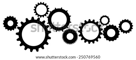 Cogs And Gears Icon Vector Illustration Isolated