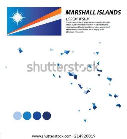 Republic of the Marshall Islands geometric concept design