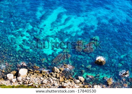 gorgeous mediterranean beach