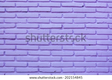 Purple Brick Wall Background/ Texture.