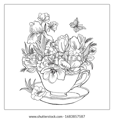 Iris Coloring Page At Getdrawings Free Download