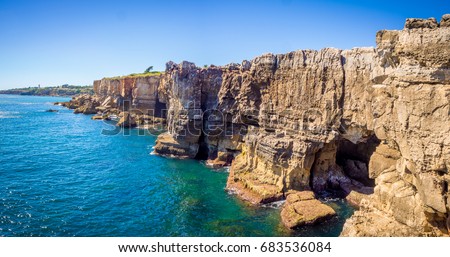 Similar – Image, Stock Photo Boca do Inferno, Portugal