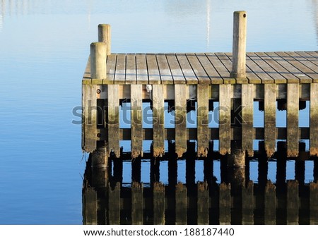 Similar – Image, Stock Photo Boat landing stage