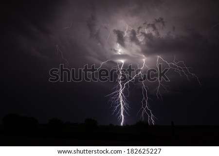 Lightning Strike, Western Australia