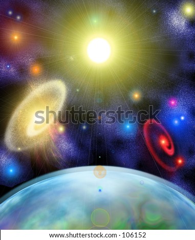 Mother Earth in the beginning of the Universe