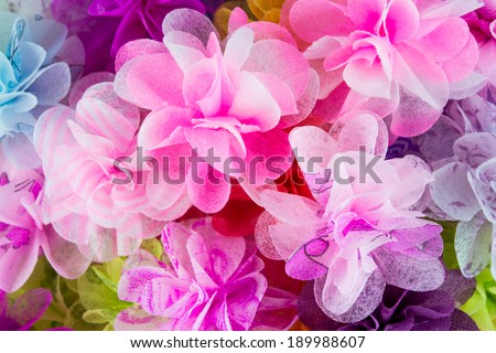 Pink Paper Flowers texture for your background