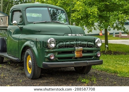 Lexington, Kentucky. USA. June 1, 2015. The Dodge B Series work truck was produced from 1948-1953. The series was dubbed, \