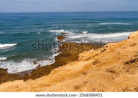 Similar – Image, Stock Photo Picturesque seaside with rocks at bright sunset