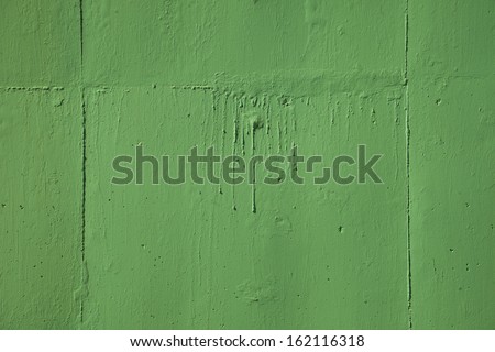 green colored concrete wall painted background