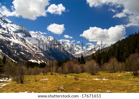 abstract mountain landscape background