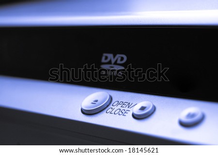 abstract close-up dvd player