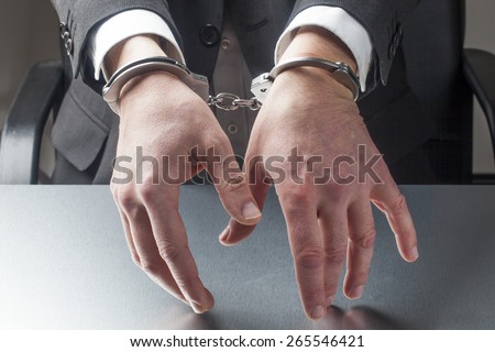 begging male hands questioning crime
