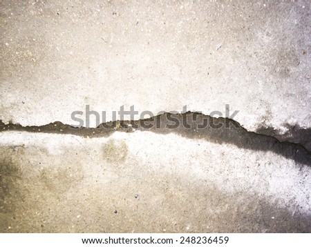 Cracked concrete texture road