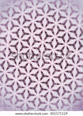Abstract beautiful pink shapes pattern background, vintage style