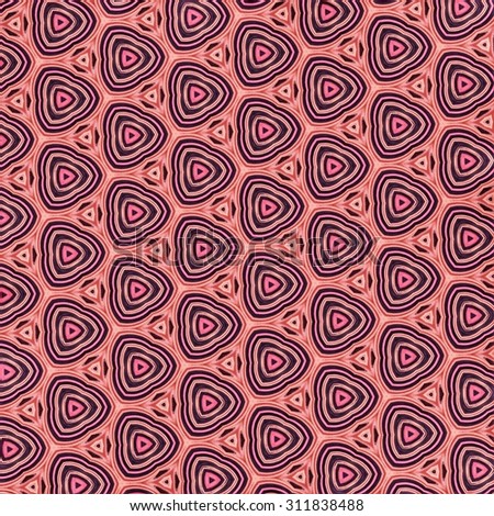 Kaleidoscope and circle abstract design colorful pink texture background