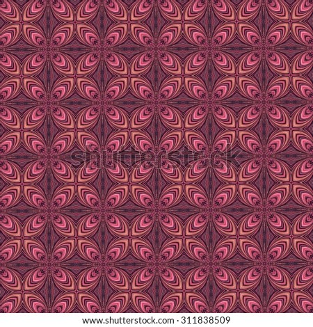 Kaleidoscope and circle abstract design colorful pink texture background
