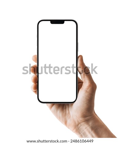 Similar – Image, Stock Photo Businessman hand holding mobile smartphone digital marketing online technology and communication social network with computer laptop internet browsing and shopping online on desk concept.