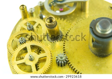 Photo of Cog wheels inside a watch